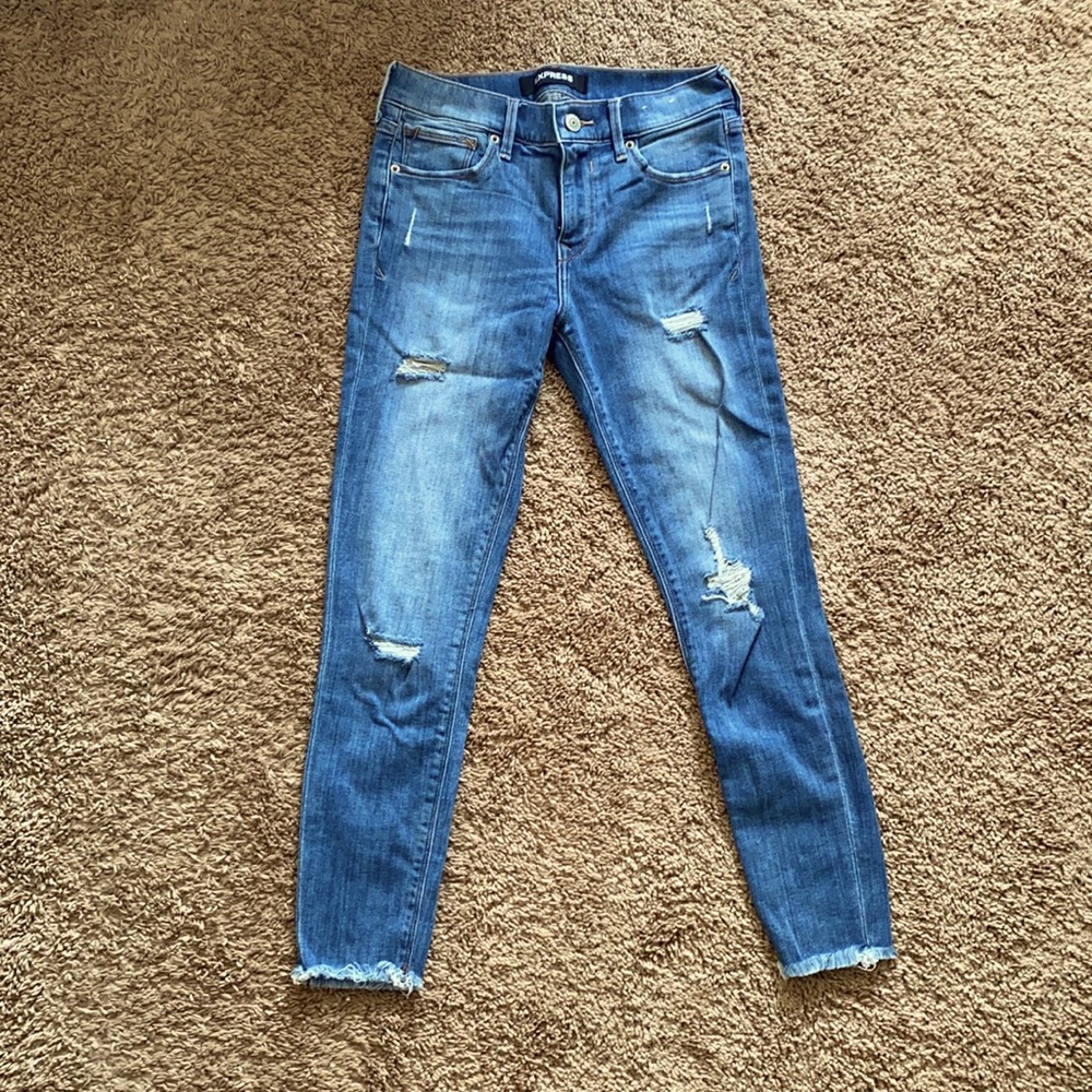 Express cropped jeans